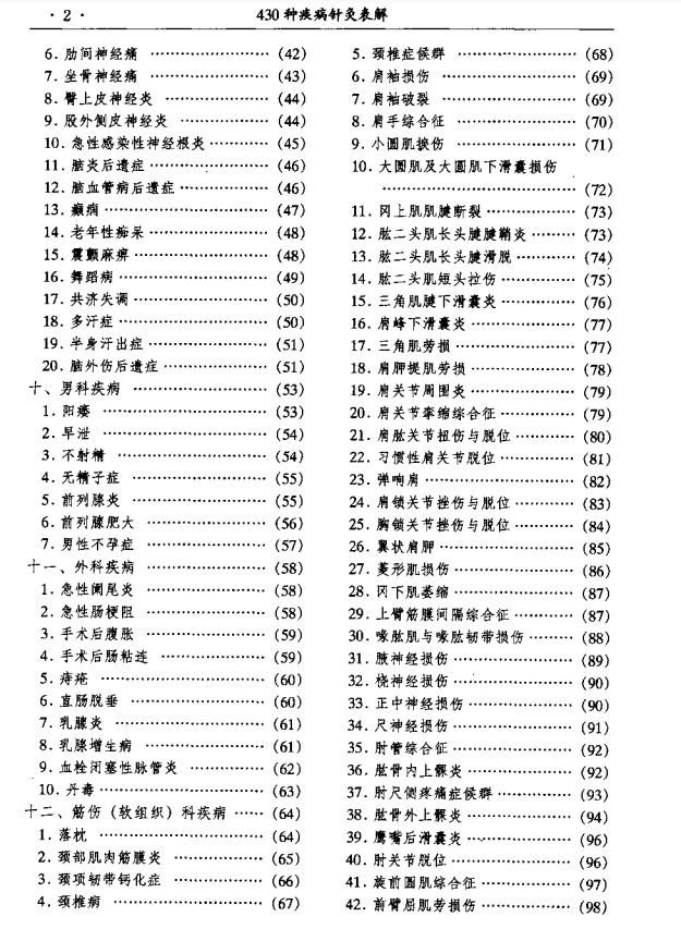 郑氏郑魁山针法针灸传心录pdf学术流派430种疾病针灸表解